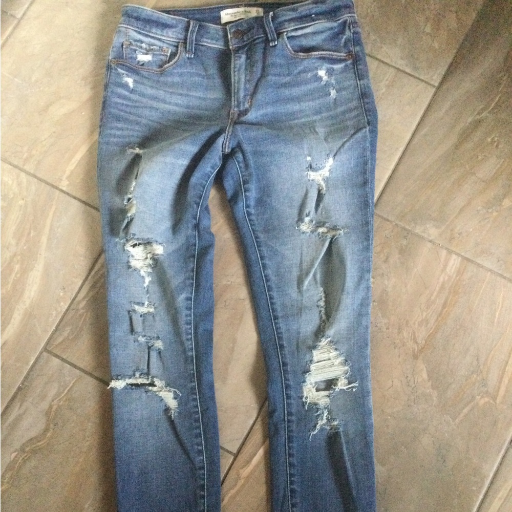 Abercrombie & Fitch super skinny mid-rise
